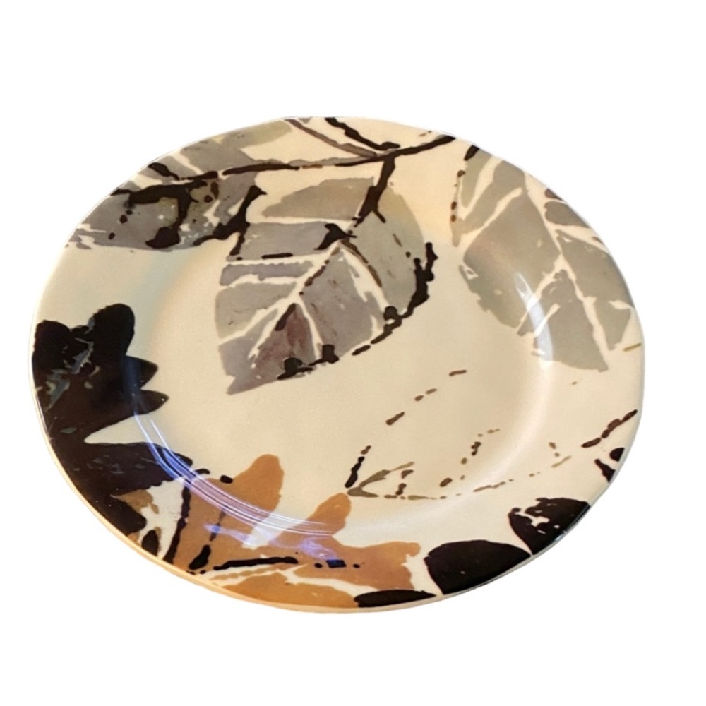 Crate & Barrel Leaf Plate.